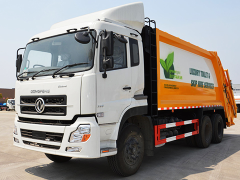 Dongfeng Camión compactador de basura de 20 metros cúbicos