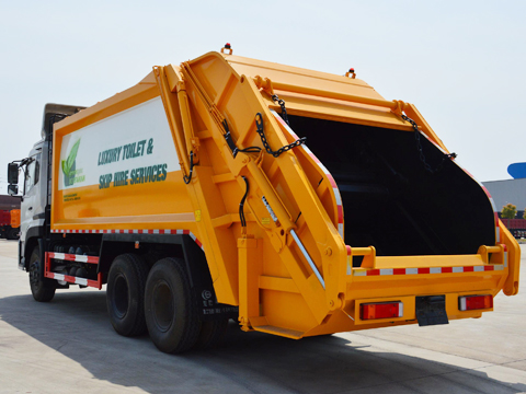 Dongfeng Camión compactador de basura de 20 metros cúbicos