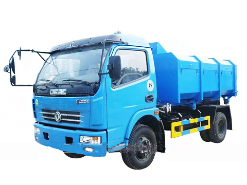 Dongfeng Camión de basura de brazo de arrastre