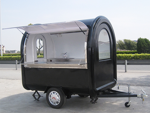 EURO venta caliente el carrito móvil al aire libre de alimentos para el negocio de aperitivos