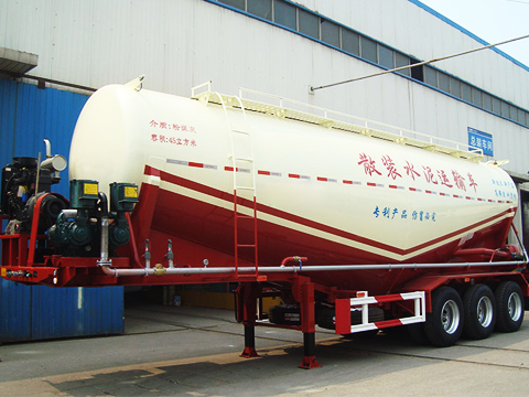 3 Axles 45 Cubic Meter Bulk Cement Tanker Trailer