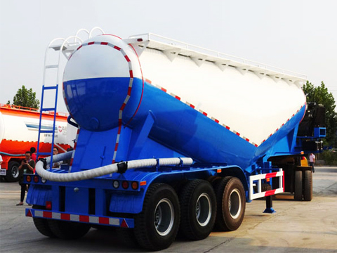 3 Axles 45 Cubic Meter Bulk Cement Tanker Trailer