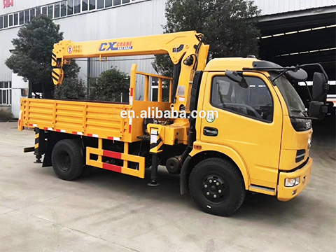 Dongfeng Lorry Truck Mounted Crane With 3.2 Ton Crane
