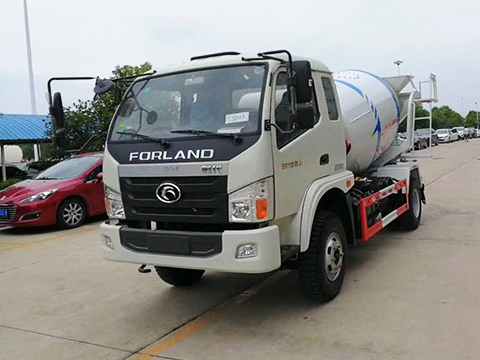 Foton 4 Cubic Meter Concrete Mixer Truck