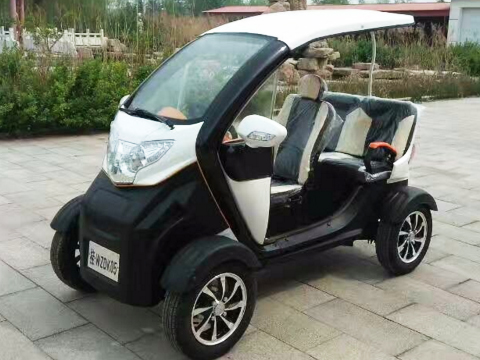 Kumi 4 Wheel High Quality Mini Kumi Sightseeing Cars China Manufacture Low Speed Electric Cars Vehicle