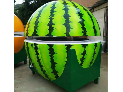 Outdoor Fruit Type Watermelon Fiberglass Kiosk For Juice Making