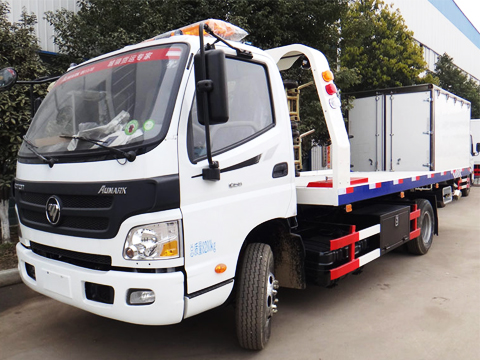 Foton 3 ton Road Wrecker Tow Truck with Flatbed